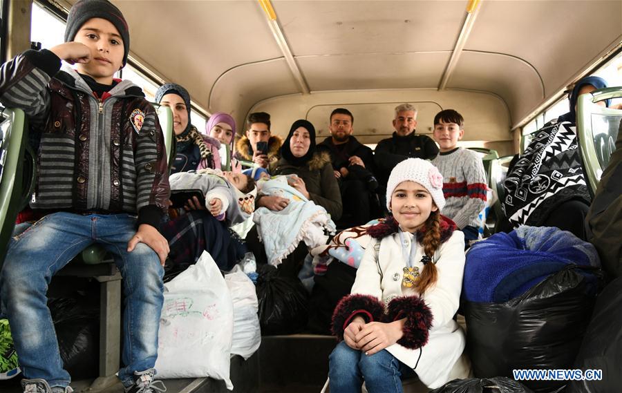 SYRIA-DAMASCUS-REFUGEES-RETURN