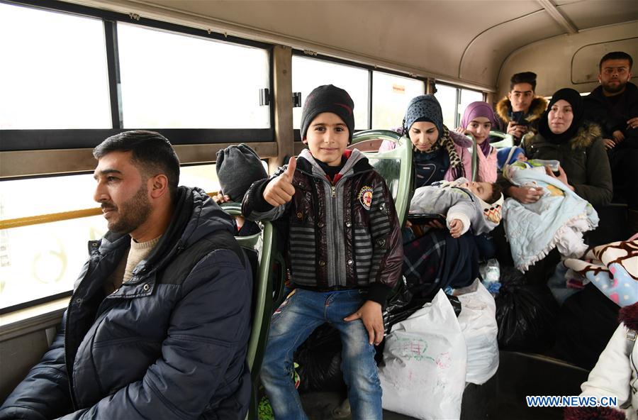 SYRIA-DAMASCUS-REFUGEES-RETURN