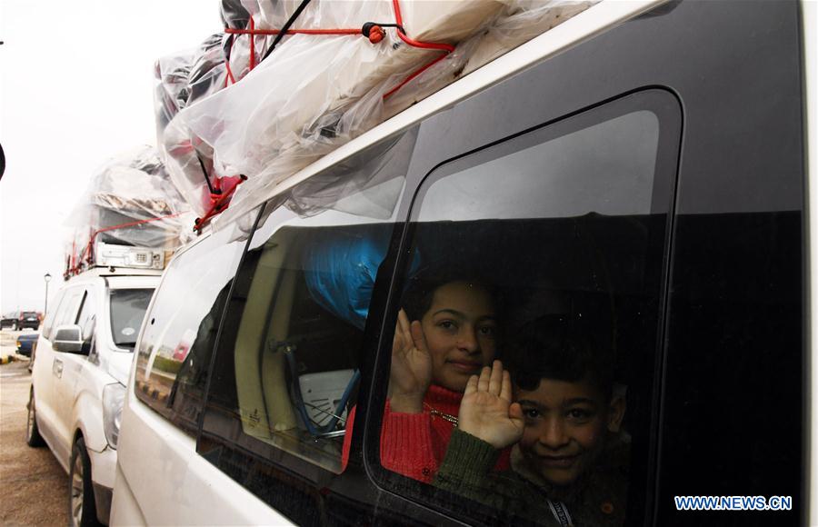 SYRIA-DAMASCUS-REFUGEES-RETURN