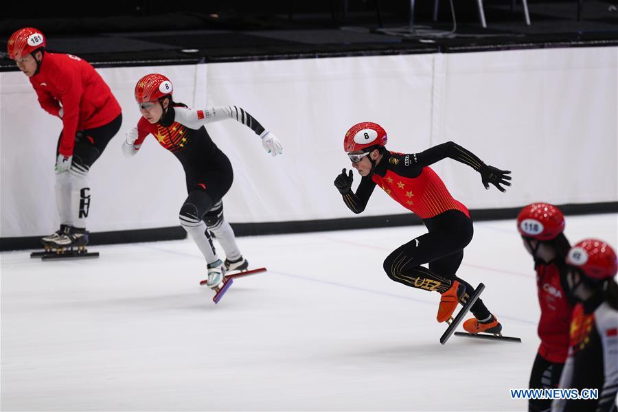 (SP)NETHERLANDS-DORDRECHT-SHORT TRACK-ISU WORLD CUP-TRAINING