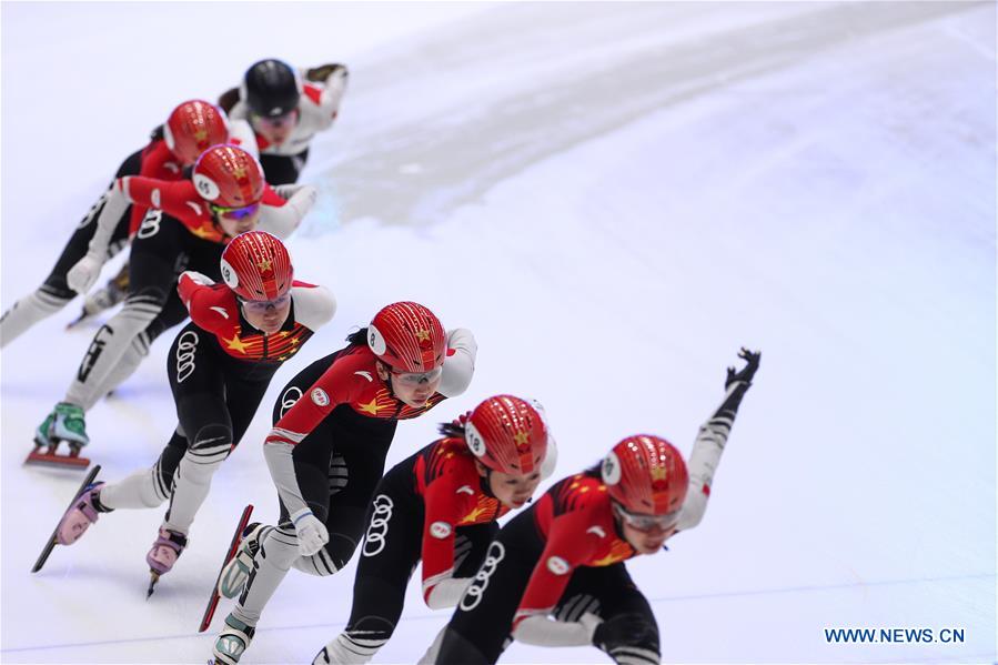 (SP)NETHERLANDS-DORDRECHT-SHORT TRACK-ISU WORLD CUP-TRAINING