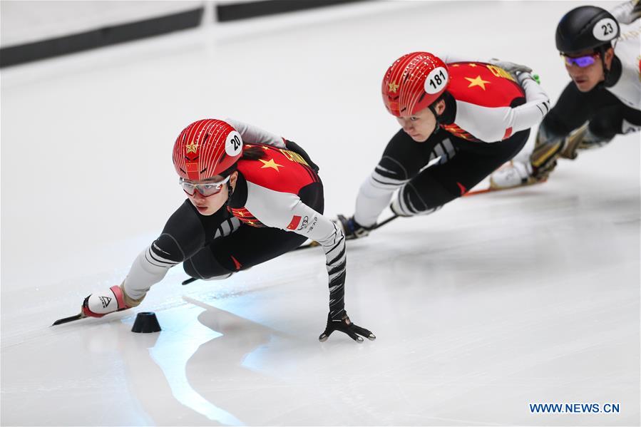 (SP)NETHERLANDS-DORDRECHT-SHORT TRACK-ISU WORLD CUP-TRAINING