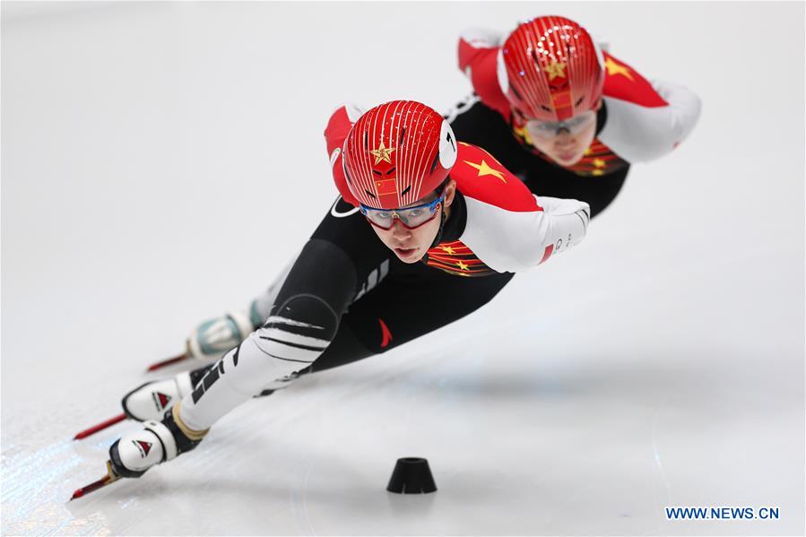 (SP)NETHERLANDS-DORDRECHT-SHORT TRACK-ISU WORLD CUP-TRAINING