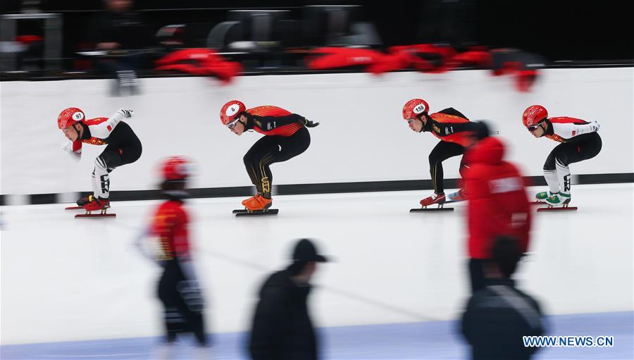 (SP)NETHERLANDS-DORDRECHT-SHORT TRACK-ISU WORLD CUP-TRAINING