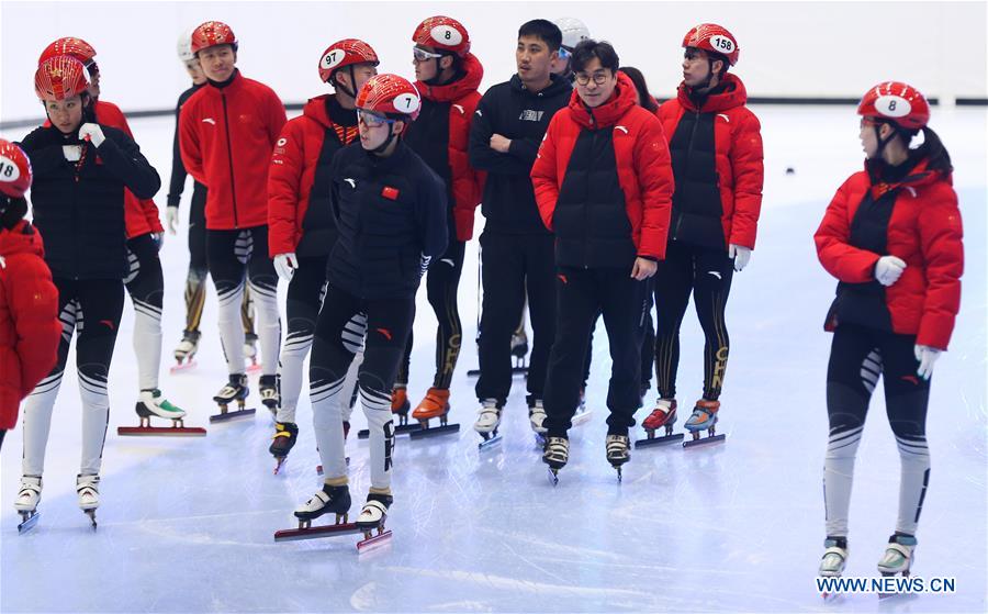 (SP)NETHERLANDS-DORDRECHT-SHORT TRACK-ISU WORLD CUP-TRAINING
