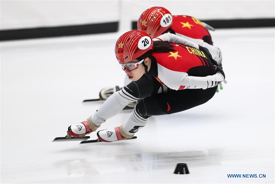 (SP)NETHERLANDS-DORDRECHT-SHORT TRACK-ISU WORLD CUP-TRAINING