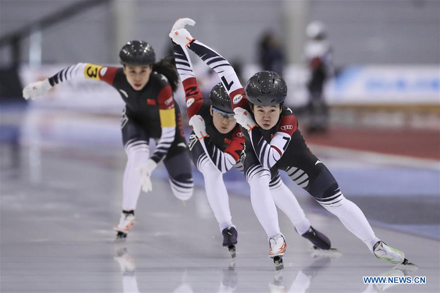 (SP)U.S.-SALT LAKE CITY-ISU-SINGLE DISTANCES SPEED SKATING-WORLD CHAMPIONSHIPS