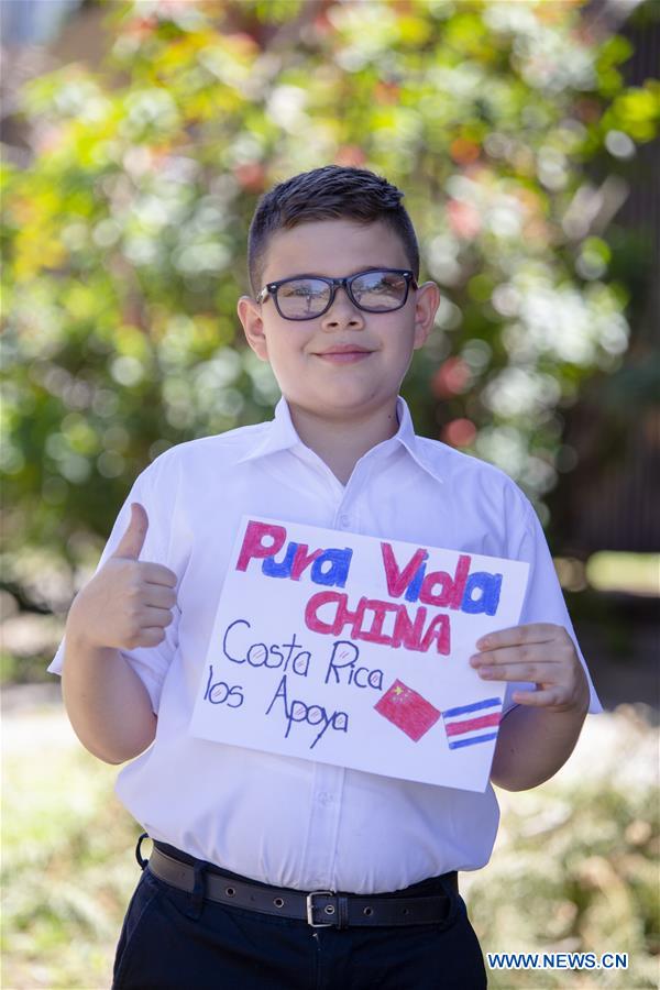 COSTA RICA-SAN JOSE-CHINA-NOVEL CORONAVIRUS-FIGHT-SUPPORT