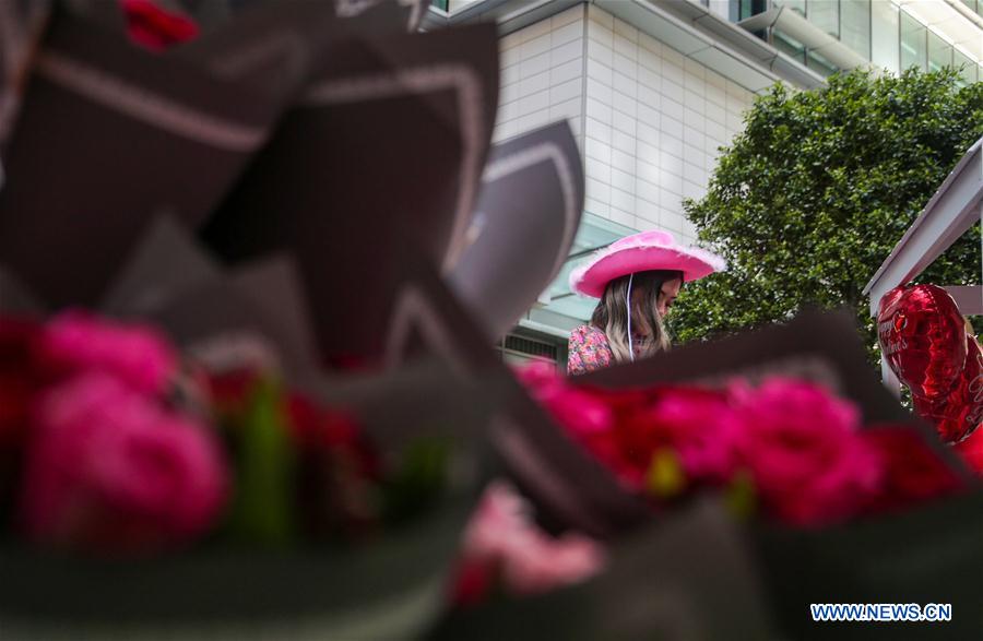 AUSTRALIA-SYDNEY-VALENTINE'S DAY-ROSE