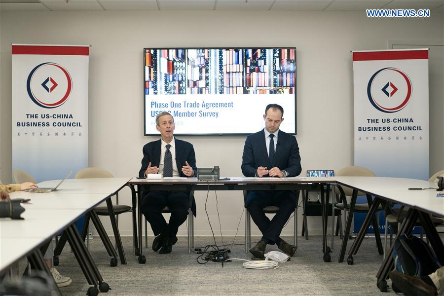 U.S.-WASHINGTON D.C.-PRIVATE SECTOR-CHINA-MEDICAL SUPPLIES-DONATION