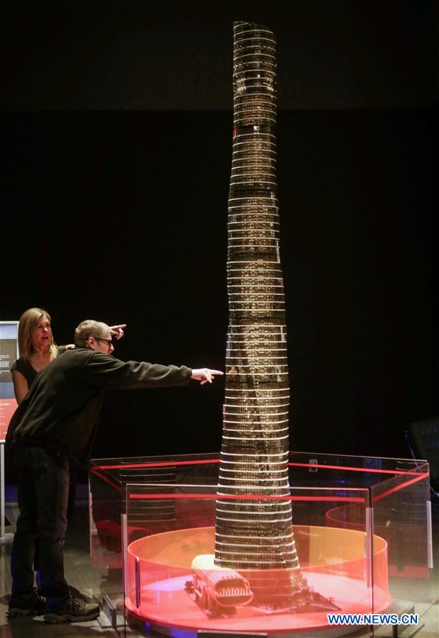 CANADA-VANCOUVER-EXHIBITION-TOWERS OF TOMORROW WITH LEGO BRICKS