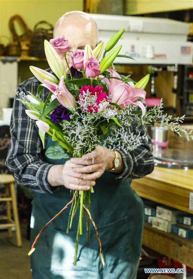 U.S.-ILLINOIS-LAKE FOREST FLOWERS-VALENTINE'S DAY