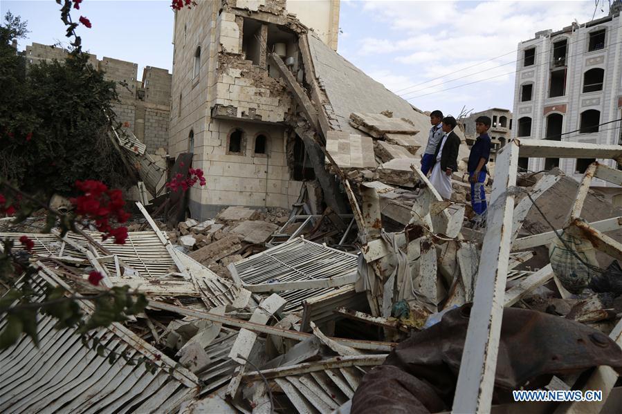 YEMEN-SANAA-WAR-DESTRUCTION
