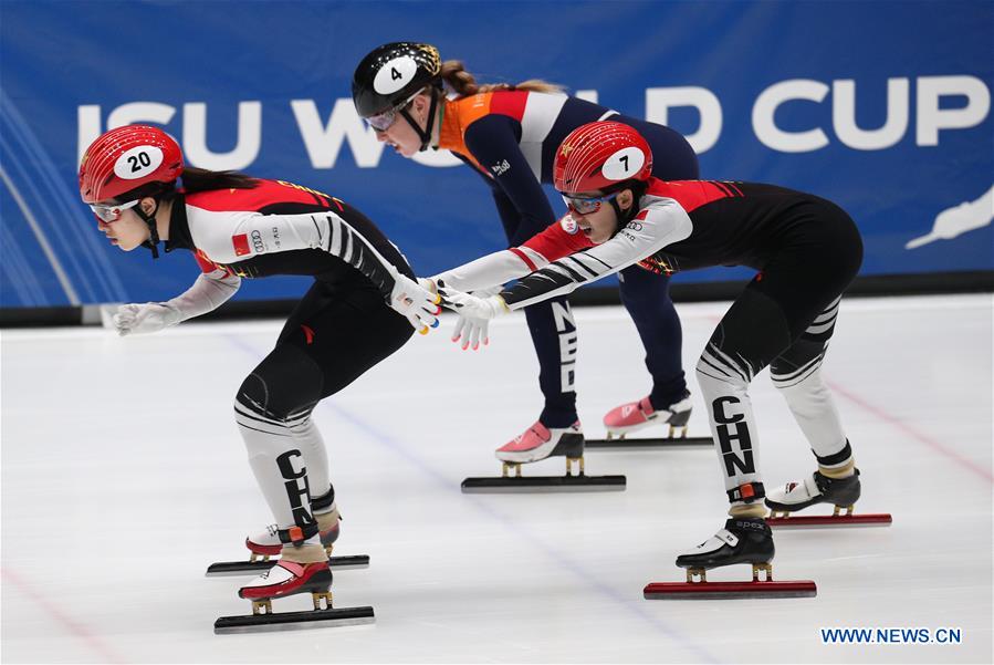 (SP)THE NETHERLANDS-DORDRECHT-ISU WORLD CUP-SHORT TRACK