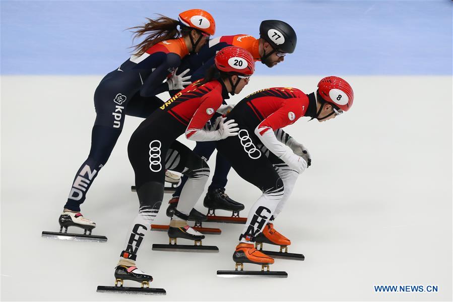 (SP)THE NETHERLANDS-DORDRECHT-ISU WORLD CUP-SHORT TRACK
