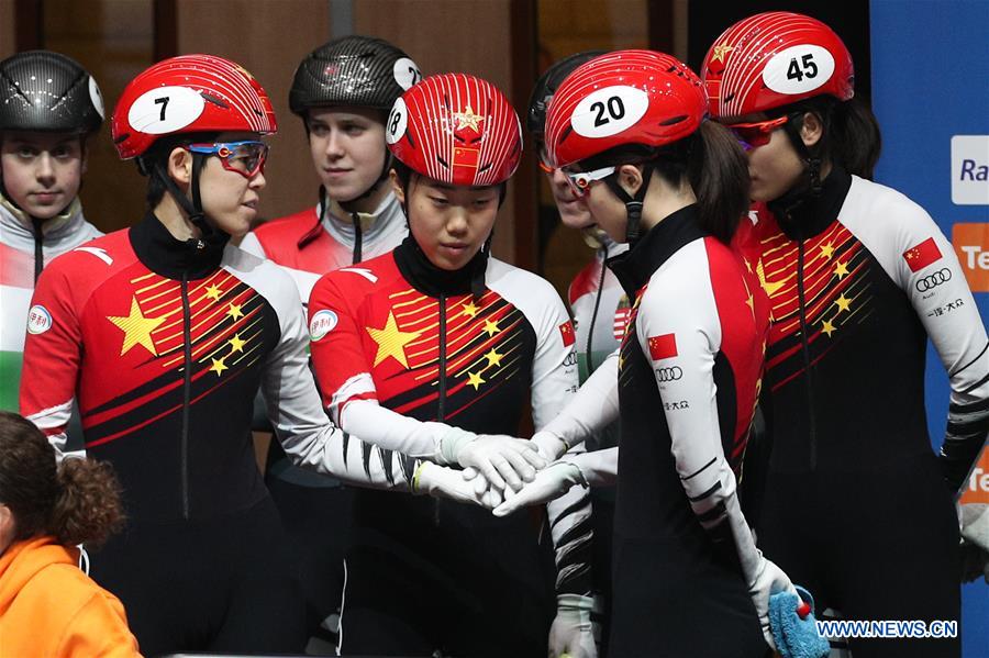 (SP)THE NETHERLANDS-DORDRECHT-ISU WORLD CUP-SHORT TRACK