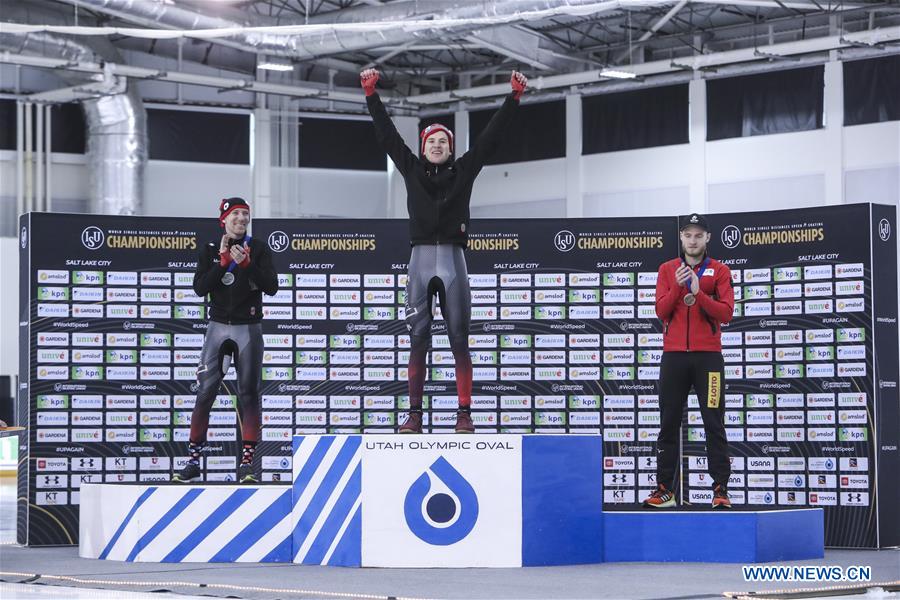 (SP)U.S.-SALT LAKE CITY-ISU-SINGLE DISTANCES SPEED SKATING-WORLD CHAMPIONSHIPS