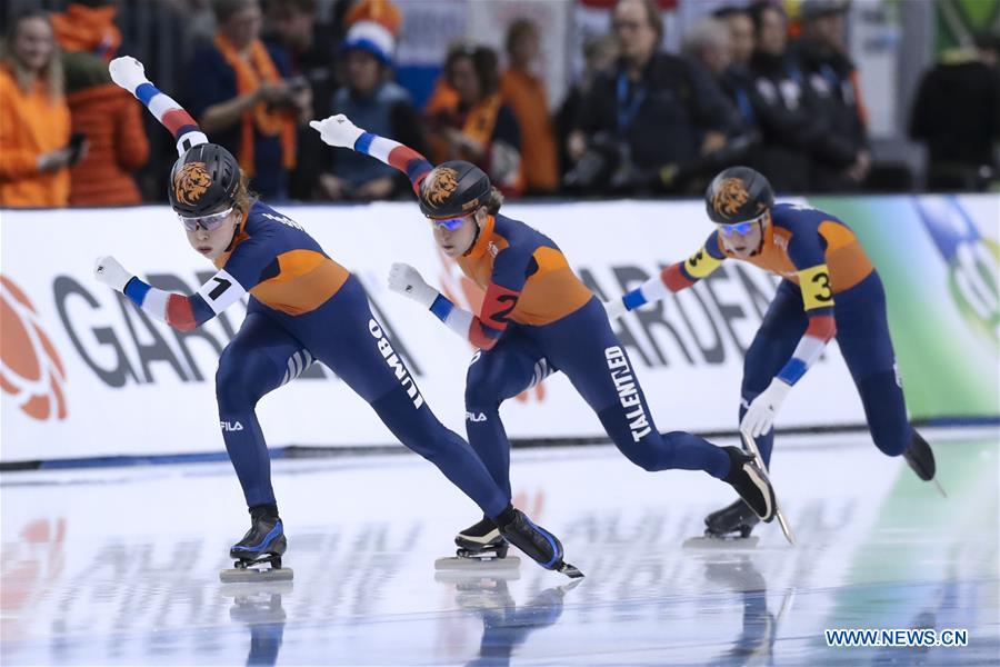 (SP)U.S.-SALT LAKE CITY-ISU-SINGLE DISTANCES SPEED SKATING-WORLD CHAMPIONSHIPS