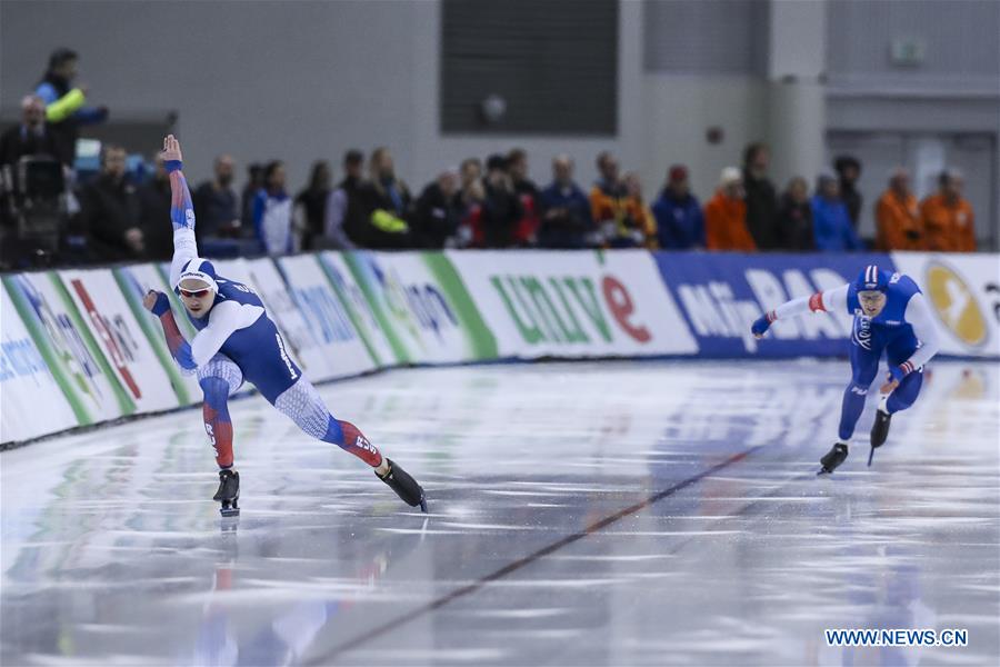 (SP)U.S.-SALT LAKE CITY-ISU-SINGLE DISTANCES SPEED SKATING-WORLD CHAMPIONSHIPS
