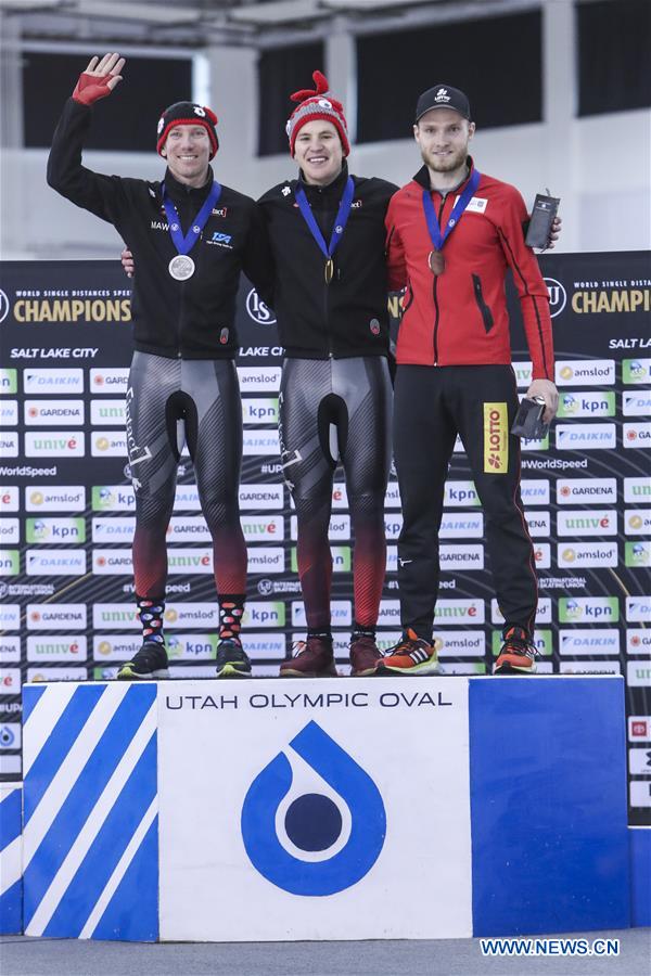 (SP)U.S.-SALT LAKE CITY-ISU-SINGLE DISTANCES SPEED SKATING-WORLD CHAMPIONSHIPS