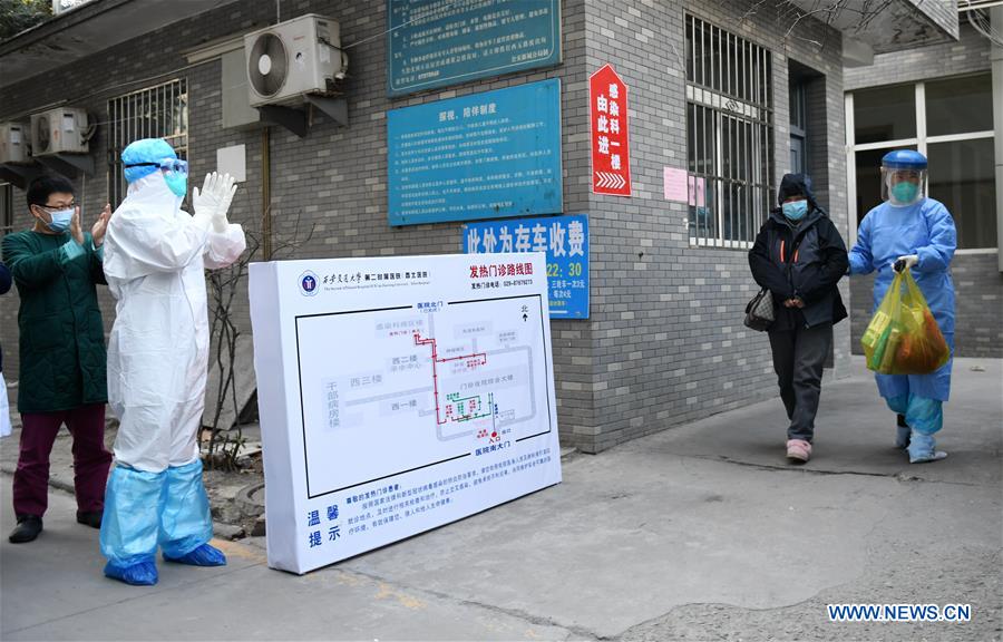 CHINA-SHAANXI-XI'AN-CORONAVIRUS PATIENT-BIRTH-INFANT WITH NO INFECTION-HOSPITAL DISCHARGE (CN)