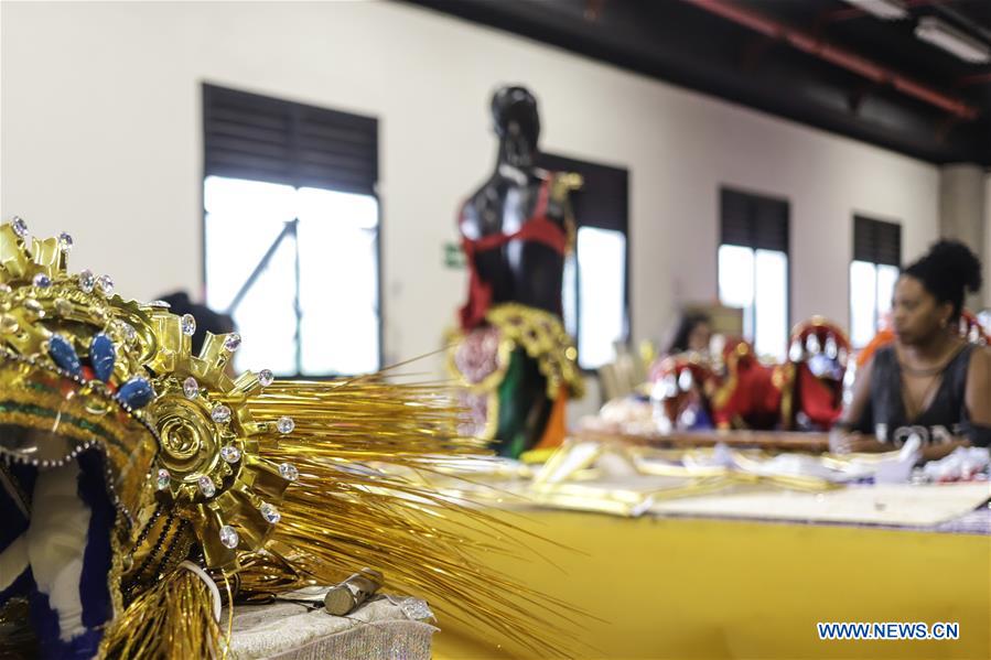 BRAZIL-SAO PAULO-SAMBA SCHOOL-CHINA-STORY