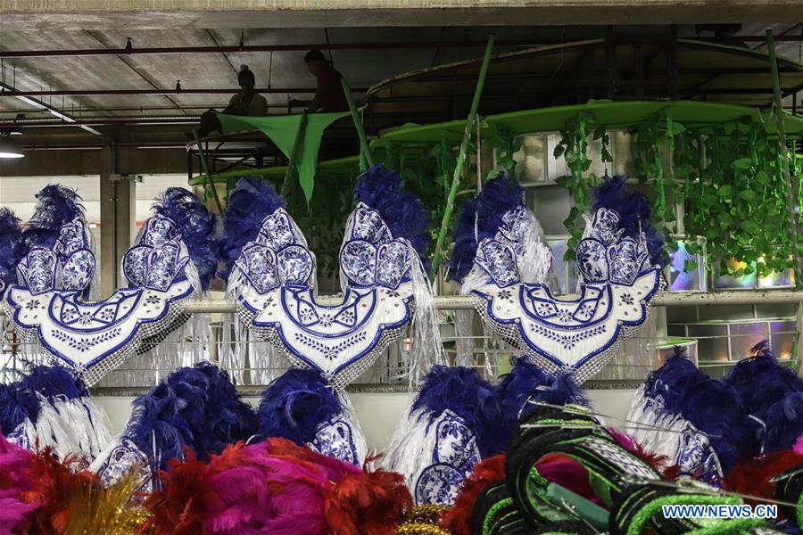 BRAZIL-SAO PAULO-SAMBA SCHOOL-CHINA-STORY