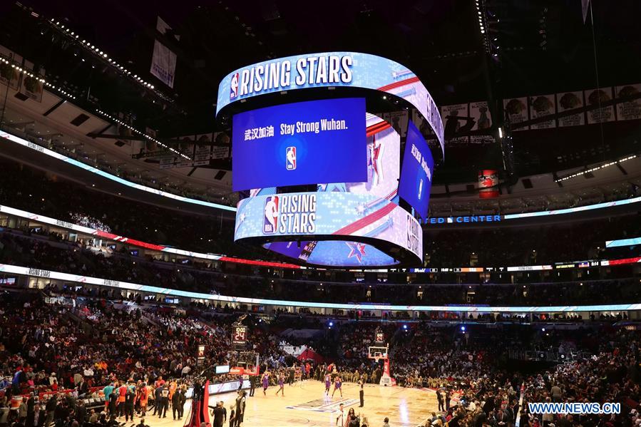 (SP)U.S.-CHICAGO-NBA-ALL STAR 2020-FIGHT AGAINST VIRUS