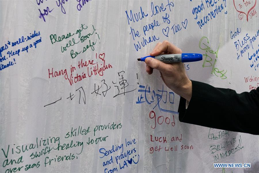 U.S.-LOS ANGELES-TRAVEL AND ADVENTURE SHOW-CHINA-NOVEL CORONAVIRUS-SUPPORT