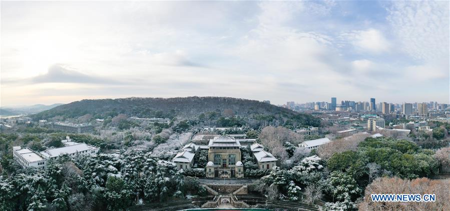 CHINA-HUBEI-WUHAN-WUHAN UNIVERSITY-SNOW(CN)
