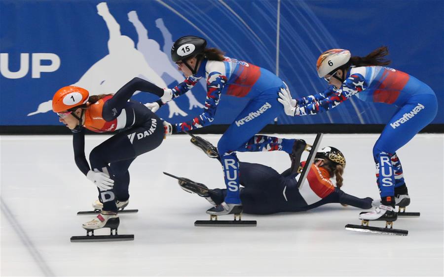 (SP)THE NETHERLANDS-DORDRECHT-ISU WORLD CUP-SHORT TRACK