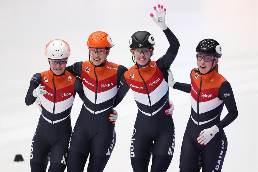 (SP)THE NETHERLANDS-DORDRECHT-ISU WORLD CUP-SHORT TRACK