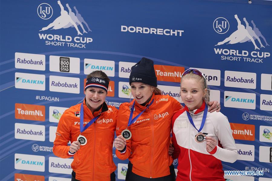 (SP)THE NETHERLANDS-DORDRECHT-ISU WORLD CUP-SHORT TRACK