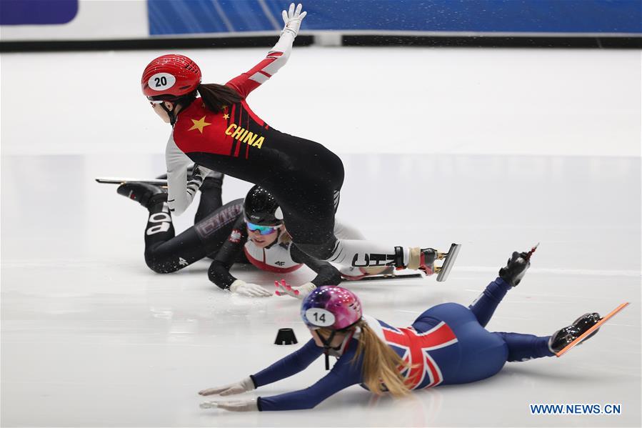 (SP)THE NETHERLANDS-DORDRECHT-ISU WORLD CUP-SHORT TRACK
