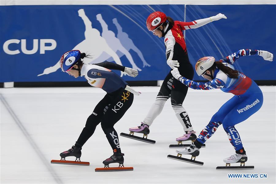(SP)THE NETHERLANDS-DORDRECHT-ISU WORLD CUP-SHORT TRACK