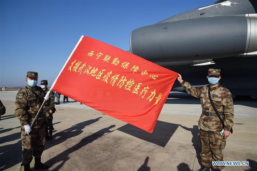 CHINA-HUBEI-WUHAN-NOVOL CORONAVIRUS-AIR FORCE-MILITARY MEDICS (CN)
