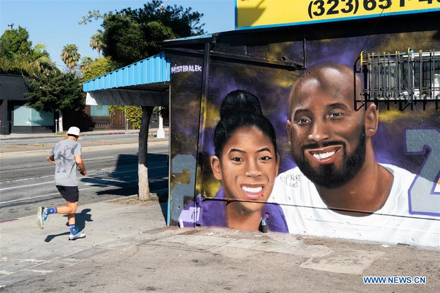 (SP)U.S.-LOS ANGELES-KOBE-MURAL