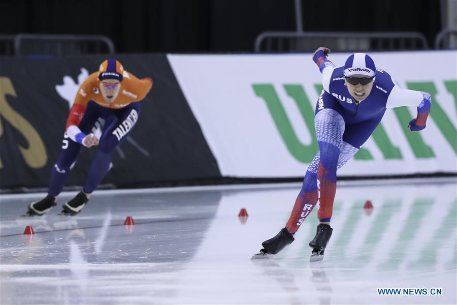 (SP)U.S.-SALT LAKE CITY-ISU-SINGLE DISTANCES SPEED SKATING-WORLD CHAMPIONSHIPS