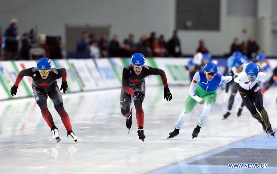 (SP)U.S.-SALT LAKE CITY-ISU-SINGLE DISTANCES SPEED SKATING-WORLD CHAMPIONSHIPS