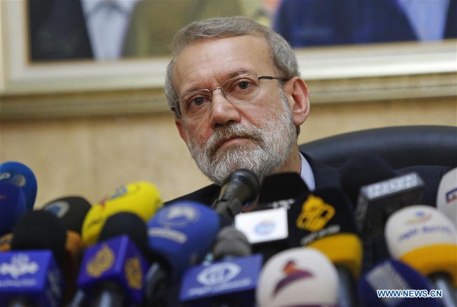 LEBANON-BEIRUT-IRAN-PARLIAMENT SPEAKER-PRESS CONFERENCE