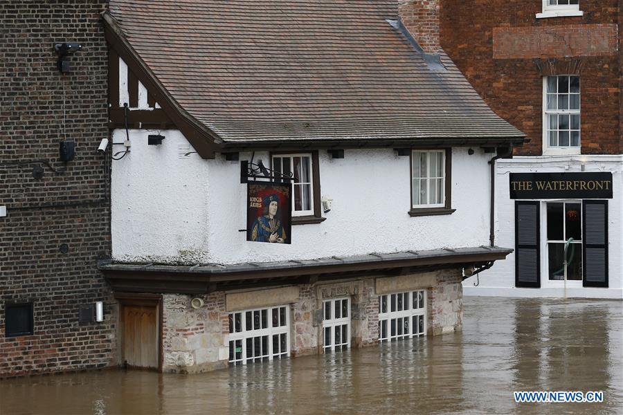 BRITAIN-YORK-FLOOD