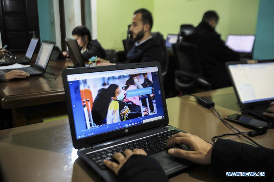 MIDEAST-GAZA-CORONAVIRUS-CAMPAIGN ON TWITTER-SOLIDARITY WITH CHINA