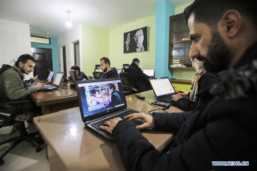 MIDEAST-GAZA-CORONAVIRUS-CAMPAIGN ON TWITTER-SOLIDARITY WITH CHINA