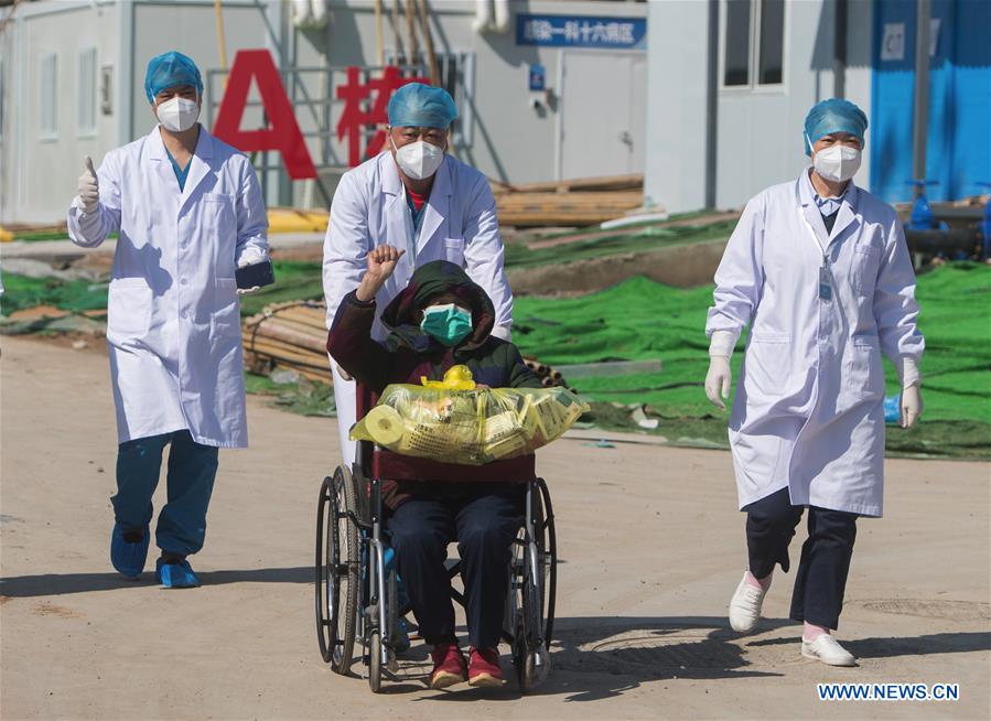 CHINA-HUBEI-WUHAN-LEISHENSHAN HOSPITAL-CURED PATIENTS (CN)