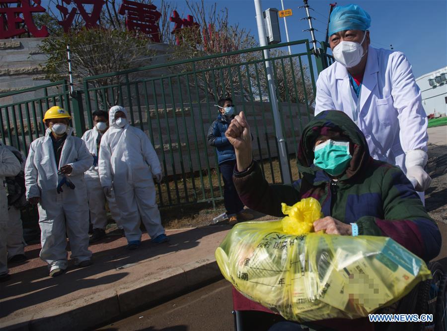 CHINA-HUBEI-WUHAN-LEISHENSHAN HOSPITAL-CURED PATIENTS (CN)
