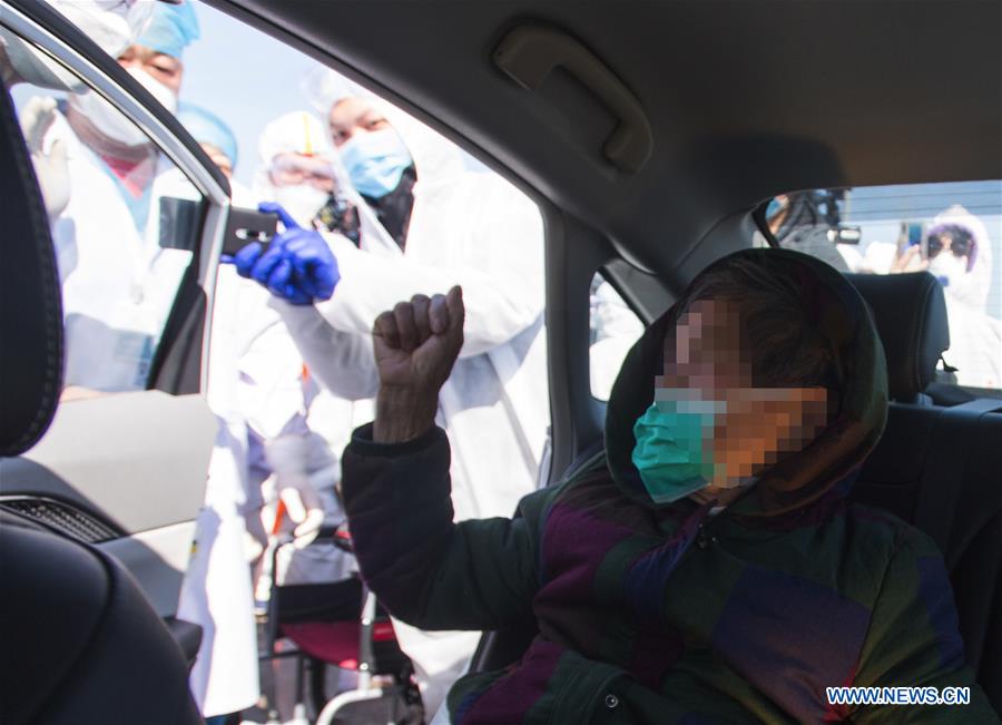 CHINA-HUBEI-WUHAN-LEISHENSHAN HOSPITAL-CURED PATIENTS (CN)