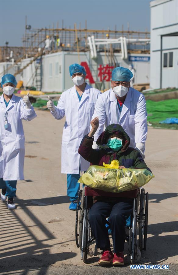 CHINA-HUBEI-WUHAN-LEISHENSHAN HOSPITAL-CURED PATIENTS (CN)
