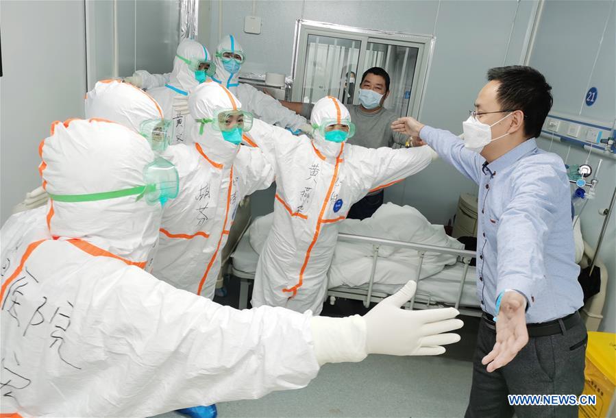 CHINA-HUBEI-WUHAN-LEISHENSHAN HOSPITAL-CURED PATIENTS (CN)