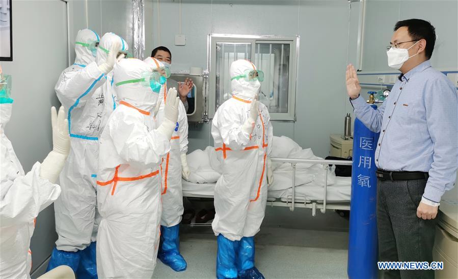 CHINA-HUBEI-WUHAN-LEISHENSHAN HOSPITAL-CURED PATIENTS (CN)