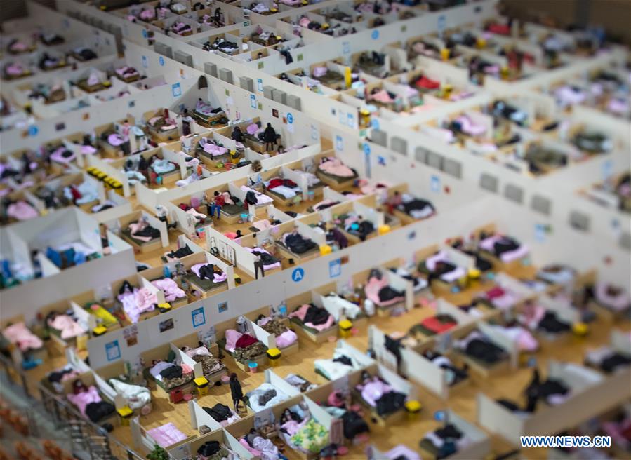 CHINA-HUBEI-WUHAN-NOVEL CORONAVIRUS-TEMPORARY HOSPITAL-NIGHT (CN)